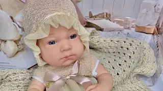 Потрясная кукла Реборн в нежном наряде #shorts