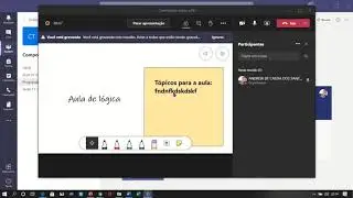 Gravando uma aula no TEAMS