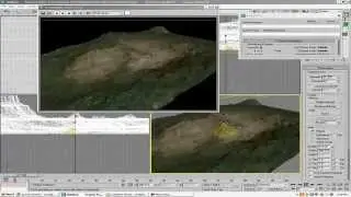 How To Create A 3D Mountain Map Background Art In 3ds Max Tutorials