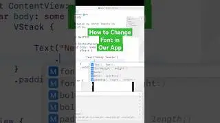 SwiftUI - Change Text Font 
