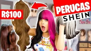 TESTANDO PERUCAS BARATAS DA SHEIN! Jessy Sparkle