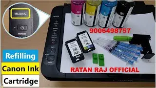 How do you put ink in a Canon g2010 printer? How do I reinstall Canon ink cartridges?