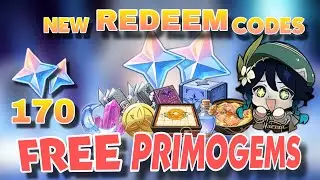 NEW REDEEM CODES  |  FREE PRIMOGEMS  |  Genshin Impact