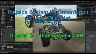 [DevLog] Unreal Engine 5.0 + Blender 2.93 & 3  and Suspension System Implementation
