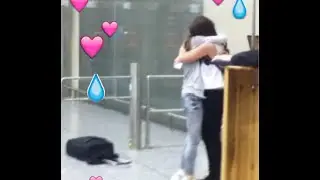Meeting my internet best friend for the first time.