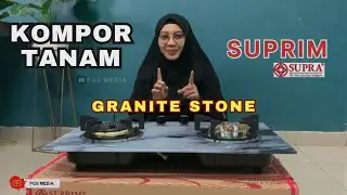 KOMPOR TANAM 2 TUNGKU HARGA TERJANGKAU MOTIF GRANIT SUPRA SUPRIM