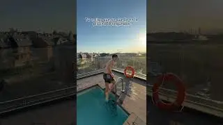 Your friend who stays in the pool for 10 seconds 