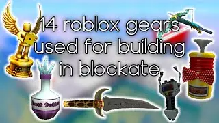 14 Roblox Gears for Building in Blockate