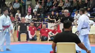 6th World Cup KWF Kumite Darwin Rojas (Venezuela) vs France