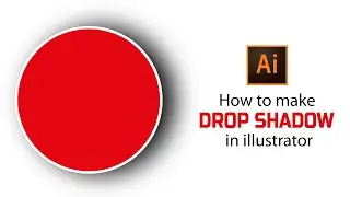 How to make drop shadow in illustrator | How to create stroke in illustrator
