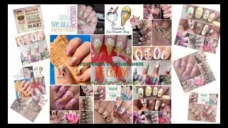 🇩🇪🍨🍦Tag der Eiscreme - YouTubers & Instagramers Nailart Collab🍨🍦