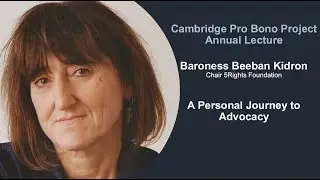 A Personal Journal to Advocacy: Baroness Beeban Kidron