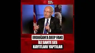 Erdoğan'a deep fake ile sahte ses kayıtları yaptılar