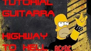 Tutorial Guitarra: Highway to hell (ACDC)