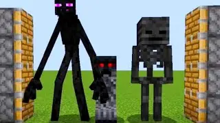 Mutant Enderman + Death Creeper +Gigant Wither Skeletn = ??? / minecraft