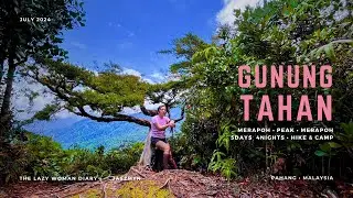 G1 • Gunung Tahan ⛰️5 Days 4 Nights 🦖 The Merapoh Trail Journey #rainforest #hiking #camping
