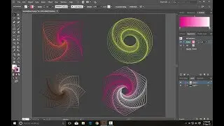Designing Geometrical Design Artwork In Adobe Illustrator CC