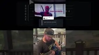 Bye Bye Bye Nsync/Deadpool guitar tabs #shredguitar #deadpool #nsync #nsyncbyebyebye #dance #guitar