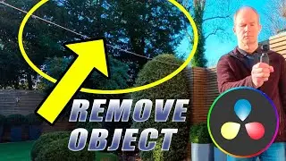 How To Easily Remove Static Objects with Davinci Resolve in just 3 Minutes