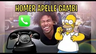 Homer apelle Gambi au téléphone
