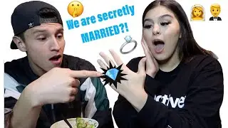 REACTING TO ASSUMPTIONS ABOUT OUR RELATIONSHIP !!! *MUKBANG*