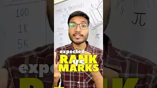 ❌expected RANK vs MARKS for JEE Main 2025 & 2026!!🤯 