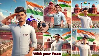Independence day ai photo Editing Tutorial | 15 August 3D Photo Editing Using Bing Ai 🇨🇮