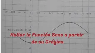 Obtener una Función Seno a Partir de la Gráfica