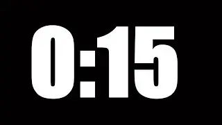 15 SECOND TIMER | LOUD ALARM ⏰