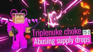 [Krunker.io] 73-2 TRIPLENUKE CHOKE | Using *NEW* Supply Drops