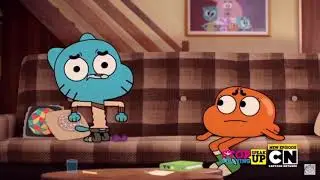 Gumball spit the cheese chocolate