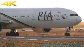 PIA 777-340(ER) [AP-BHW] Landing/Takeoff - RWY 24L/23 (Toronto Pearson Airport) 11/23/2018 (4K)