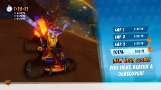 Dragon Mines - Developer Time Beaten!! - CTR Nitro-Fueled