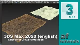 Animation in 3DS Max 2020 (english) - Episode 9 - Crowd Simulation