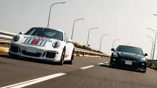 THE RIVAL PORSCHE 911GT3 VS R35 GTR | 4K