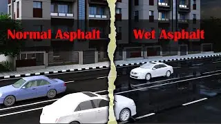 طريقة عمل خامة الأسفلت العادي والأسفلت المبلل / Normal Asphat & Wet Asphalt | 3dmax & vray