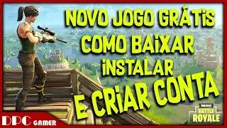 COMO BAIXAR INSTALAR E CRIAR CONTA FORTNITE Battle Royale