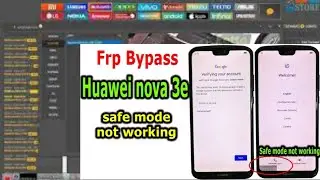 Huawei nova 3E frp bypass unlock tool 2024