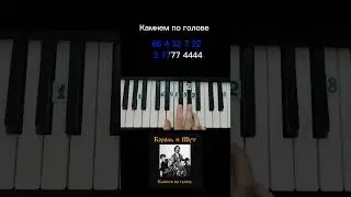 Камнем по голове Король и Шут на пианино 🎹 с нуля обучение