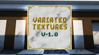 I ADDED TEXTURE VARIATION TO MINECRAFT | Variated Textures v.1.0 Resource Pack Showcase