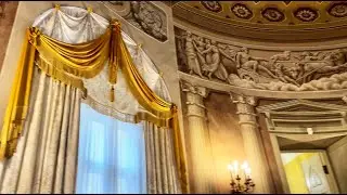Великолепный интерьер дворца Дурасова. Усадьба Люблино