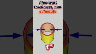 Pipe schedule. 