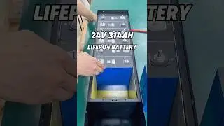 DIY 24V 314Ah LiFePO4 Battery for Home Portable Energy Storage