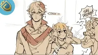 Taking Pictures with Childe - Chilumi | Genshin Impact Comic Dub | CrownieShorts