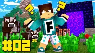 Minecraft: SKY BLOCK SQUAD #02 - VACAS OU NETHER?! ‹ Felipim ›