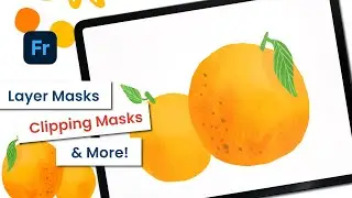 Layer Masks and Clipping masks - Beginner Adobe Fresco Tutorial
