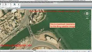 09 AutoCad Civil3D open Bing satillate image after fixing the prob  L009