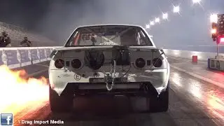 HTR SKYLINE RUNS WORLD RECORD 198 MPH !! TNT - 20/08/2014