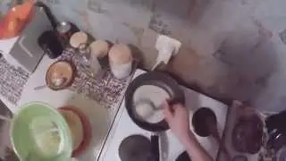 я блины жарил=)