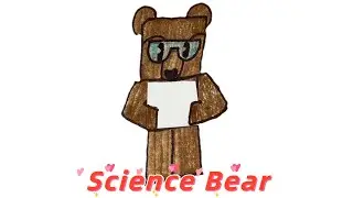 How to draw Science Bear | Bee Swarm Simulator Roblox #robloxdrawing